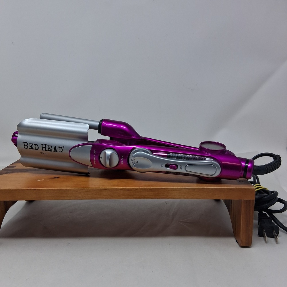 Bed Head TIGI Wave Artist Deep Waver Purple Ceramic Tourmaline Hair Styling Tool